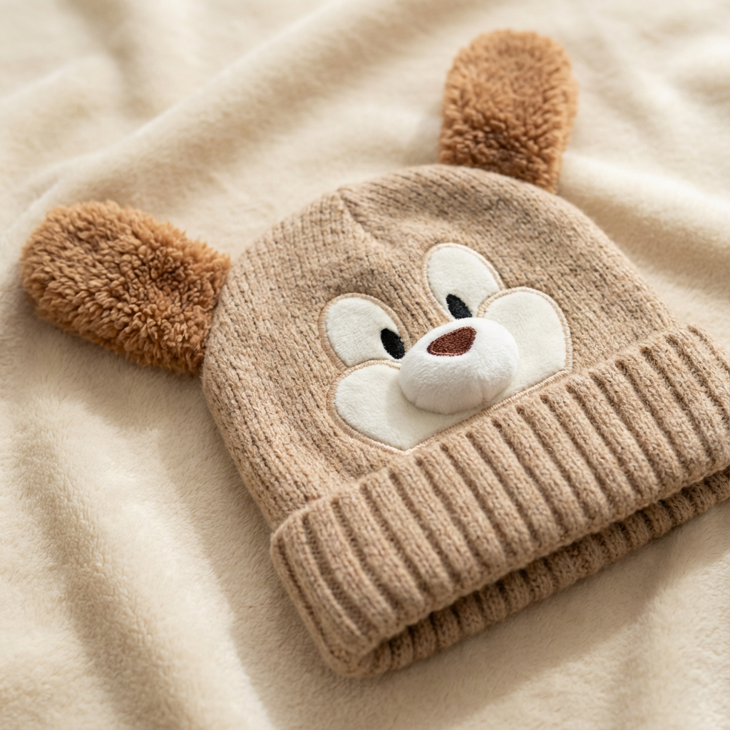 🧒🧢✨ Gorrito Antialérgico Para Niño – Suave, Cómodo y Súper Abrigado