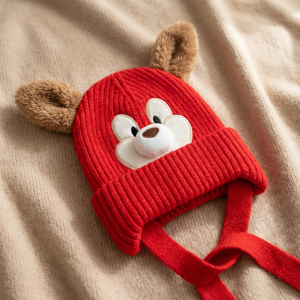 🧒🧢✨ Gorrito Antialérgico Para Niño – Suave, Cómodo y Súper Abrigado