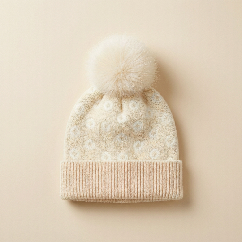 🌸💖 Gorrito de Flores Para Niñas – Suave, Femenino y Súper Abrigado