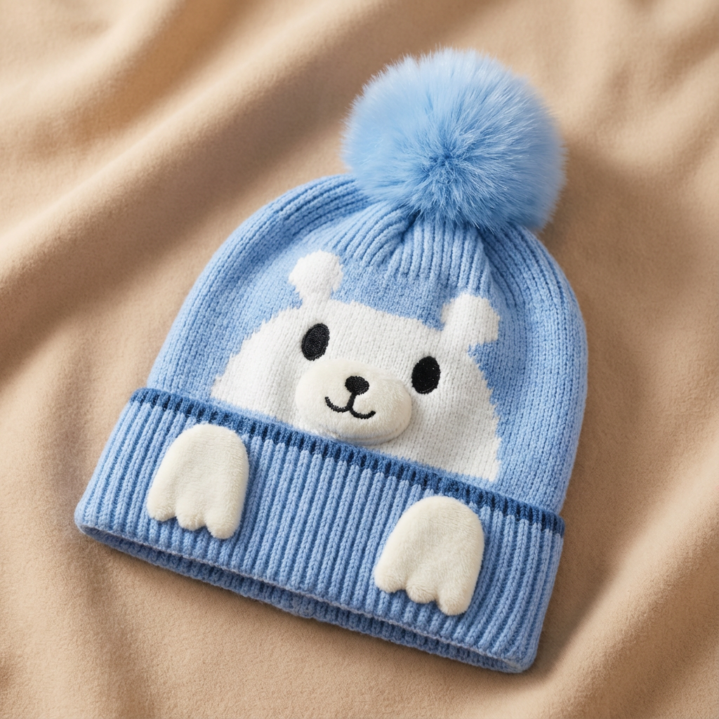 🧒🧢✨ Gorrito Antialérgico Para Niño – Suave, Cómodo y Súper Abrigado