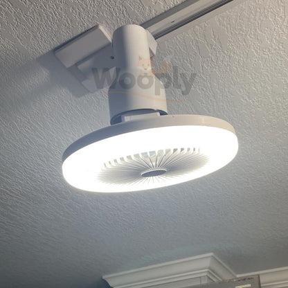 Foco LED con Ventilador 360°  – Control a Distancia