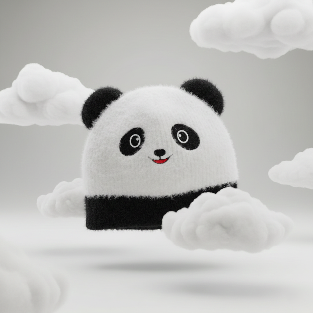 🐼 Gorrito Panda Ultra Suave – Ternura Que Abriga + SUPER REGALO 🎅