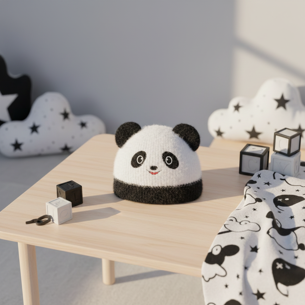 🐼 Gorrito Panda Ultra Suave – Ternura Que Abriga + SUPER REGALO 🎅