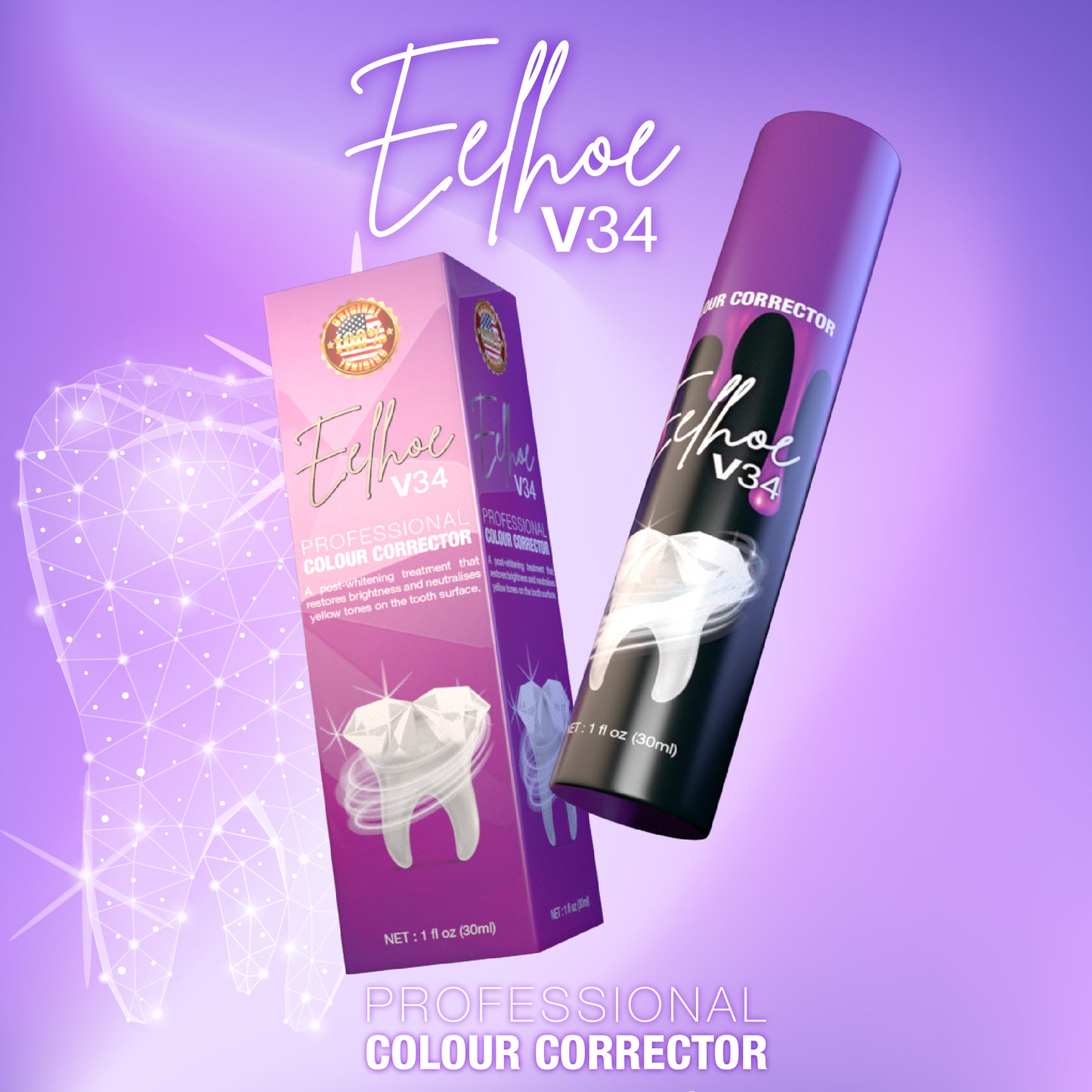 Eelhoe ColorCorrect™ V34 - Blanqueador Dental